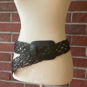 Motif 56 Handmade In Marocco Woven Adjustable Leather Boho Belt…